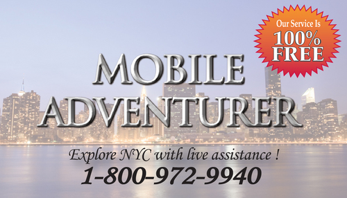 NYC Advice W/ One-On-One Attention. Emphasis: Neighborhood Xpert! Sun.-Fri. 8:00AM-12 Midnight Tel: 1.800.972.9940,Txt: 646 580 6445 Email:Ask@LeAdventurer.com