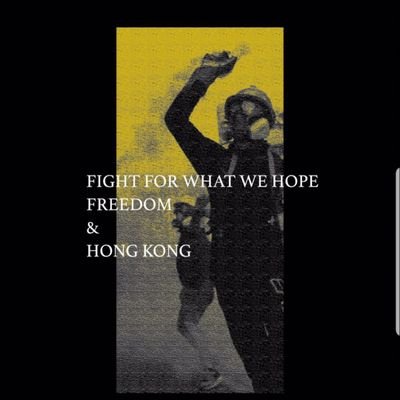 Waiting for Hong Kong be a true democracy under law without any military dictatorship. Stand with Hong Kong.
#FiveDemandsNotOneLess