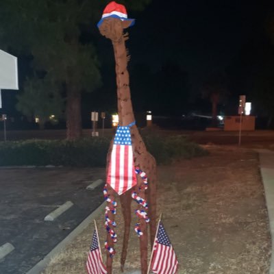 Giraffe from Newbury Park, CA🦒. Resides at the corner of Borchard & Theresa Drive. Enjoys celebrating holidays & spreading community cheer✌🏻