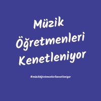 Müzik Öğretmenleri Kenetleniyor (@muzikogretmenik) Twitter profile photo