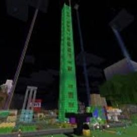 Hello, I am Ltn's money tower. Worth more than you will earn in your life. If you have less than a stack of emerald blocks don't come near me peasant