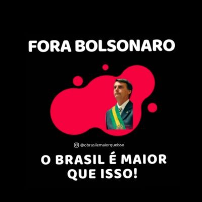 Perfil criado com o intuito de responder essa pergunta: Por que ele não??
#ForaBolsonaro 
. 
Instagram: @obrasilemaiorqueisso