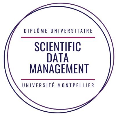 Compte officiel du #DiplômeUniversitaire  « Scientific #DataManagement » | « Gestion des données de la recherche», rattaché à @ISDMontpellier  et @umontpellier