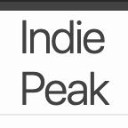 indiepeak_br (@indiepeak_br) 's Twitter Profile