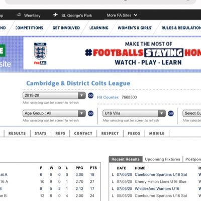 Official Twitter Account of the Cambridge & District Colts League. Affiliated to @cambsfa. @fa Charter Standard League.