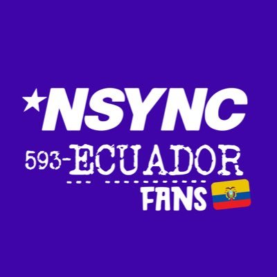 #FanPage ⭐️Nuestra misión es reunir #NsyncFans de #Ecuador #Latinoamerica y alrededor el mundo!! Latinas crazy about @nsync 🇪🇨❤️ #NsyncEcuador