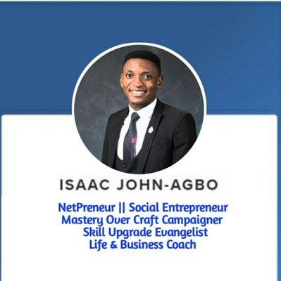 IsaacJohnAgbo's profile picture. CEO: SUMA Africa•|•Founder: IJ-GMS•|•SocialEarning: Inspirationalisaac•|•Life&Business Coach•|•Certified Project Manager•|•Public Speaker•|•Bulk SMS Services