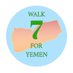 Walk 7 for Yemen (@walk7foryemen) Twitter profile photo