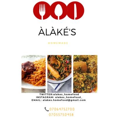 We are a Lagos based food delivery service ready to serve you delicious meals in small and large quantities. There's a meal for everyone 😋 
Send us that DM now