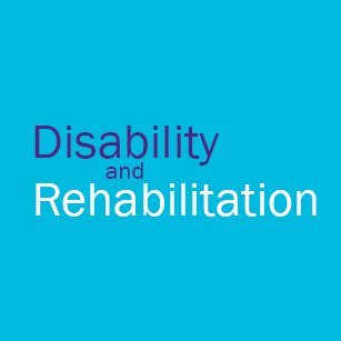 The Disability and Rehabilitation Journal (Impact 2.222). 
Promoting disability and rehabilitation science, practice, and policy.