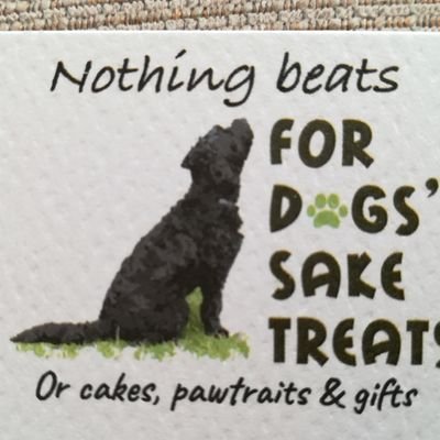 ForDogs_Sake's profile picture. Bella got ill from shop food, so I now bake with real meat, fish & veg. Making lots dogs happy with my handmade products🐶 #SBS #smallbiz100 & #QueenOf winner