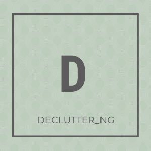 Declutter your homes/gain new stuff; sell & buy pre-owned furniture, electronics, kitchen wares, etc... Nationwide 🚚 Back-up @declutterng_