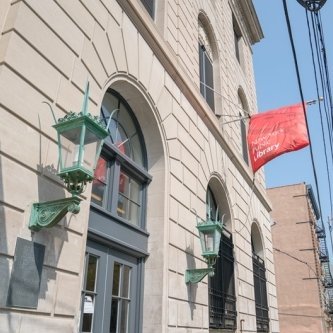 The Woodstock Branch of The New York Public Library is housed in a stately building at East 160th Street between Tinton and Forest Avenues.