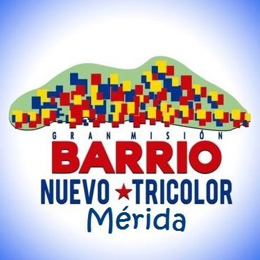 Twitter oficial de la Gran Misión Barrio Nuevo Barrio Tricolor del Estado Bolivariano de Mérida. 
Siguenos:
@Barrio_Tricolor 
@Merida_Tricolor