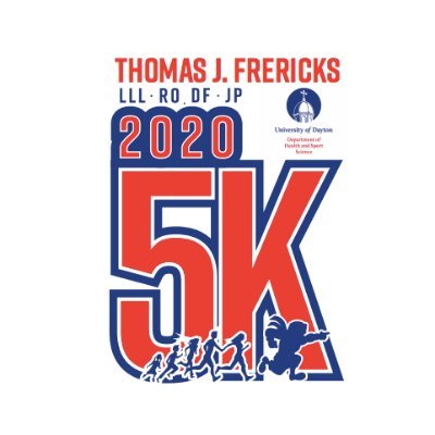 Official Twitter of the 2020 Frericks 5K! Due to COVID-19 we will be holding this years race VIRTUALLY! Race Dates: September 18-20, 2020