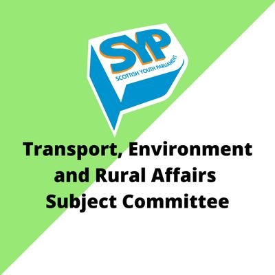 The @OfficialSYP Transport, Environment and Rural Affairs Committee // Convenor - @DavidMcgilp3