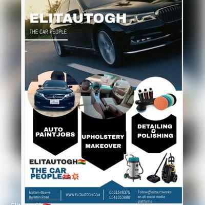 ElitAutoworks is a vehicle enhancement Centre Specialize in
🚘Paint Jobs
🚘Collision Repairs
🚘Upholstery
🚘Polishing &Detailing
 Chat us on :https://t.co/xmf2XGSHf1