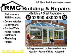 RMC Building and Repairs -Total Building Solution's with over 41 years experience. Specialising in Conservatories and all types of building and repairs.