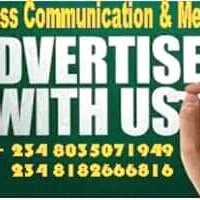 * Advertisement * Branding * Printing * Publicity *Social Media Ads *
Nigerian Number 1, Mass Publicity Company ♥
Contact Us +2348182666816