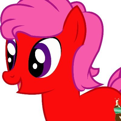 A red mare who works at the Horse Nest originally from Manehatten and is good with milkshakes Husband: @rebel_mlp Mother to @mlp_SunCharmer and @mlpFireOak