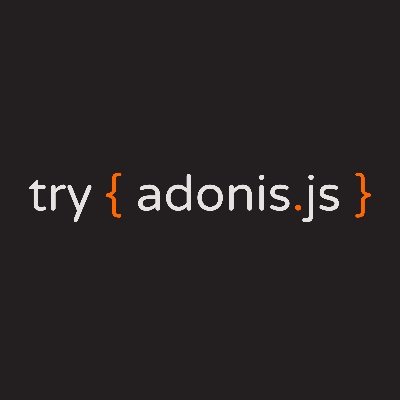 try_adonisjs's profile picture. Full-stack JavaScript with the Adonis framework.