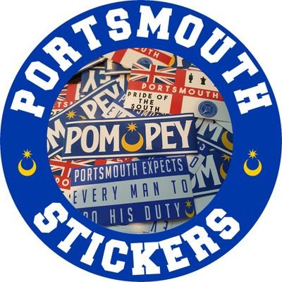 Portsmouth FC Car Sticker 