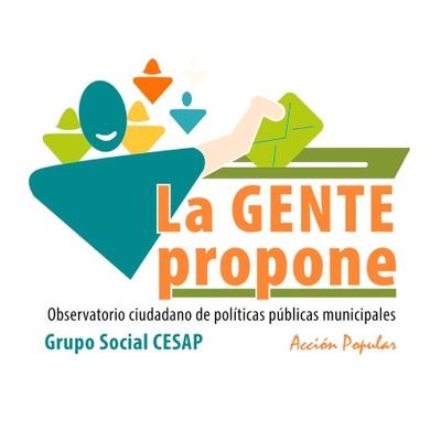 Somos un observatorio de políticas públicas en el Mun. Sucre, Sucre, que promueve participación ciudadana, incidencia y diálogo. Iniciativa del G.S. @CESAP_AC