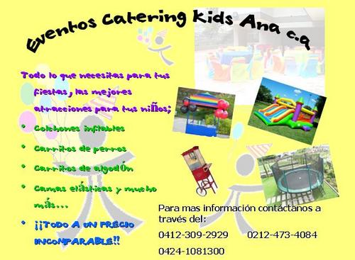 eventosck's profile picture. Carritos de perros, donas, helados, etc... Recreadoras/payasitas, zanqueros, colchones, camas saltarinas, y mas... Todo para que disfrute al máximo su evento!!