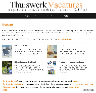 Op zoek naar thuiswerk of een leuke bijbaan waarmee je vanuit huis kunt bijverdienen? Volg ons en blijf op de hoogte van de nieuwste thuiswerk vacatures.