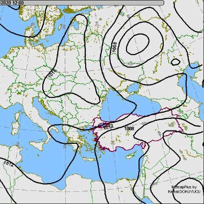 Güncel Meteorolojik Haritalar
Daily Meteorological Charts