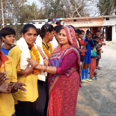 Empowerment of village girls by sports and education