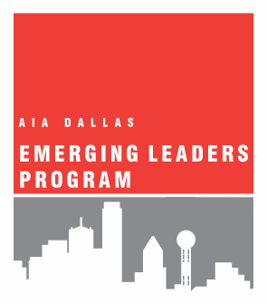 The AIA Dallas Emerging Leaders Program is a group associated with the AIA Dallas chapter and seeks to develop future leaders in the profession.