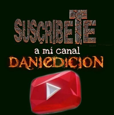 Dibujos,fotosshop,animación,edición. Uso Twitter solo para promocionar mí canal DANIEDICION https://t.co/ghEJhUvxWe