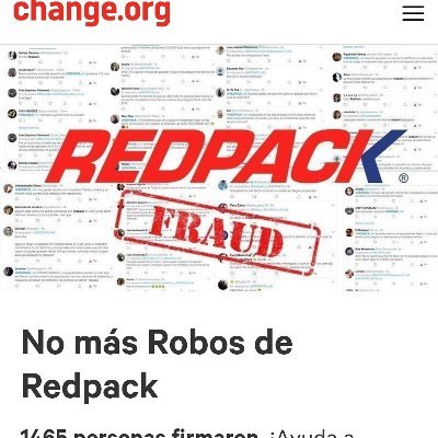 DETENGAMOS YA EL ROBO Y FRAUDE DE REDPACK!!!