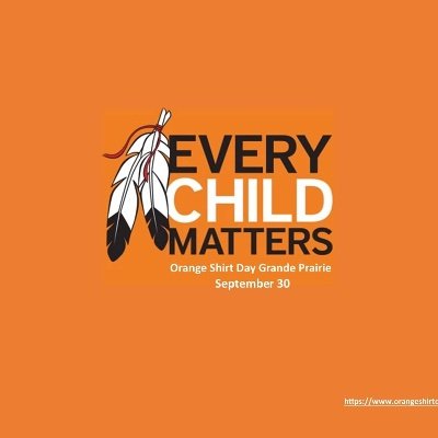 Every Child Matters, is an affirmation of our commitment to raise awareness of the residential school experience. Orange Shirt Day awareness activities in GP