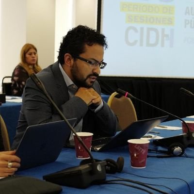 Abogado defensor de Derechos Humanos. Magister en análisis políticos  internacionales. Activista de la Paz.