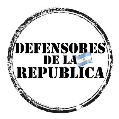 Somos DEFENSORES DE LA REPÚBLICA 🇦🇷. Queremos ver a nuestro país libre.