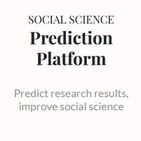Social Science Prediction Platform (@socscipredict) 's Twitter Profile Photo Social Science Prediction Platform (@socscipredict) 's Twitter Profile Photo