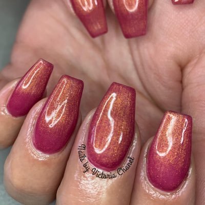 Nails By Victoria Chanel - Products Used- @AmoreUltima •Bonder •Sculpt &  Shine •Prisma Fx Black Cherry •Gloss Top #AmoreAmbassador #gelnails  #nailtech #lacombenailtech #amoreultimanails #amoreultimagelnailsystem