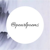 Pearl Poems(@pearlpoems28) 's Twitter Profile Photo