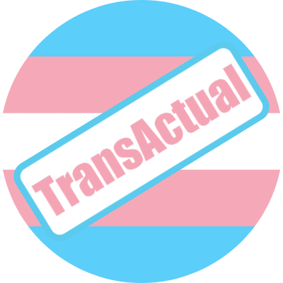 Advocating, informing and empowering. By trans people, for trans people. Press: press.transactualuk@gmail.com Social media policy: https://t.co/TrPeZVZK04