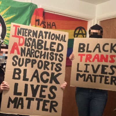 Twitter page for International Disabled Anarchists Worldwide ! 👨🏿‍🦼👩🏽‍🦽🧑🏻‍🦯👨🏾‍🦽🦻🏽🏴🏳️‍🌈