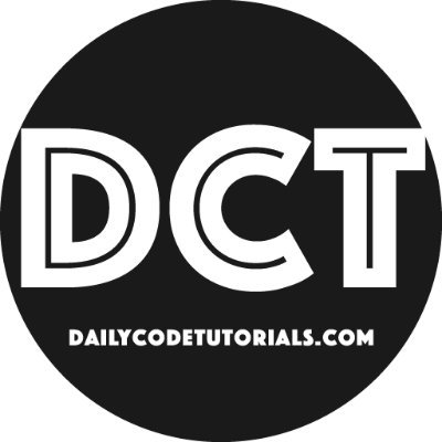 codetutor_daily's profile picture. Daily code tutorials make it simple and easy to learn code. We write code tutorials on Python, Machine Learning, Django, Angular, and more.