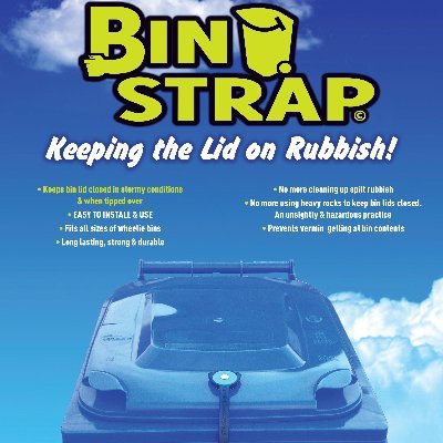 BinStrap is Dedicated to Stopping wheelie bin pollution, and Stopping Rubbish and Plastic getting into our Environment, Rivers and Oceans. #KeepItInYourBin!