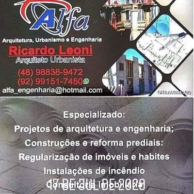 Alfa Serviço Arquitetura e Engenharia
Construções e aprovações de projetos arquitetônico. Colocação de papel de parede. Contatos: 92 991517450