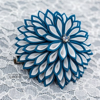 Japanese Fabric Flower cocon