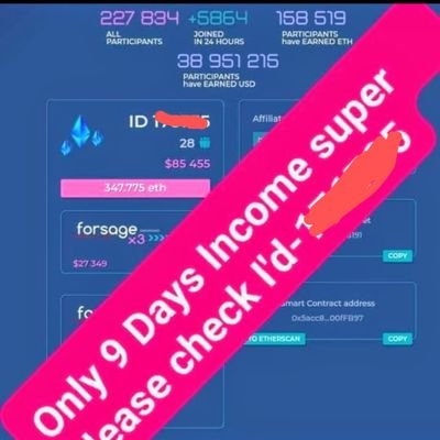 PrasadMlm's profile picture. *पूरे world मे धूम मच गई है Join करो और  करके लाखो कमाऔ*

*🐅FORSAGE 🐅*
👇👇👇👇👇
https://t.co/18K0q1miQT