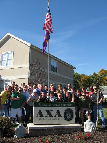 LXAPittState's profile picture. Founded in 1969 at Pittsburg State University, the Lambda-Chi Zeta chapter has 43 active Brothers and is looking to continue its tradition of excellence.