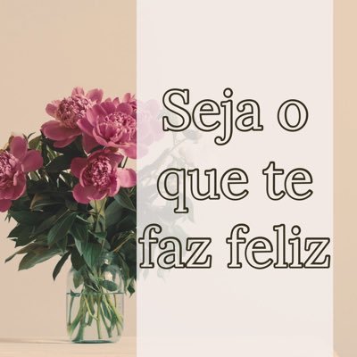 Seja inspiração na vida de alguém, busque ajuda, ajude também, use palavras positivas, e seja o que te faz feliz.