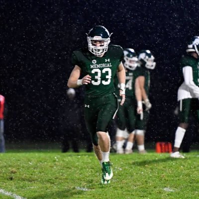 | C/O 2022 | TE/DE | 6’2 1/2” | 4.45 Pro Agility | National Honors Society | Captain | Academic All-State UWEC FOOTBALL